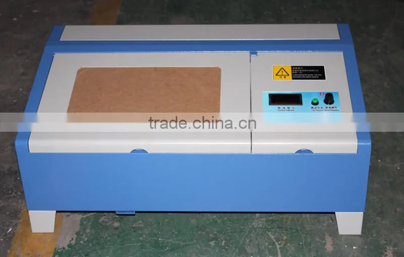 2015 New Version 40W LY 3020 CO2 Digital laser engraving cutting machine with digital function with Drag chain design