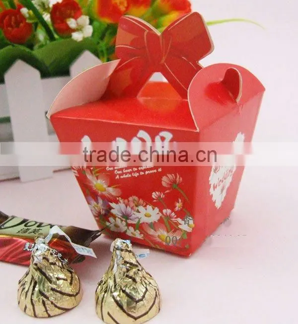 Custom fancy wedding paper box