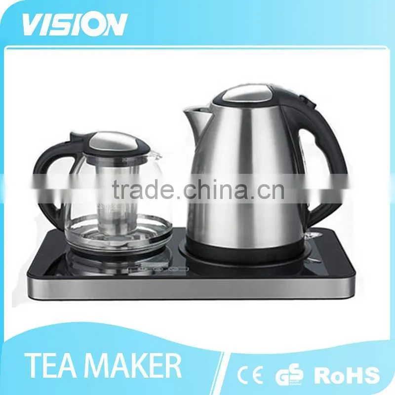 8993T-F1 Electric Tempered Glass Tea maker set