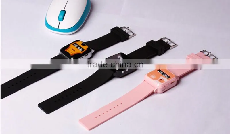 Hot Black Mini GPS Watch Tracker for Children