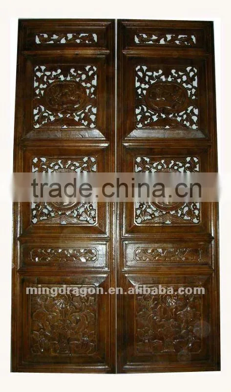 chinese antique furniture pine wood Window