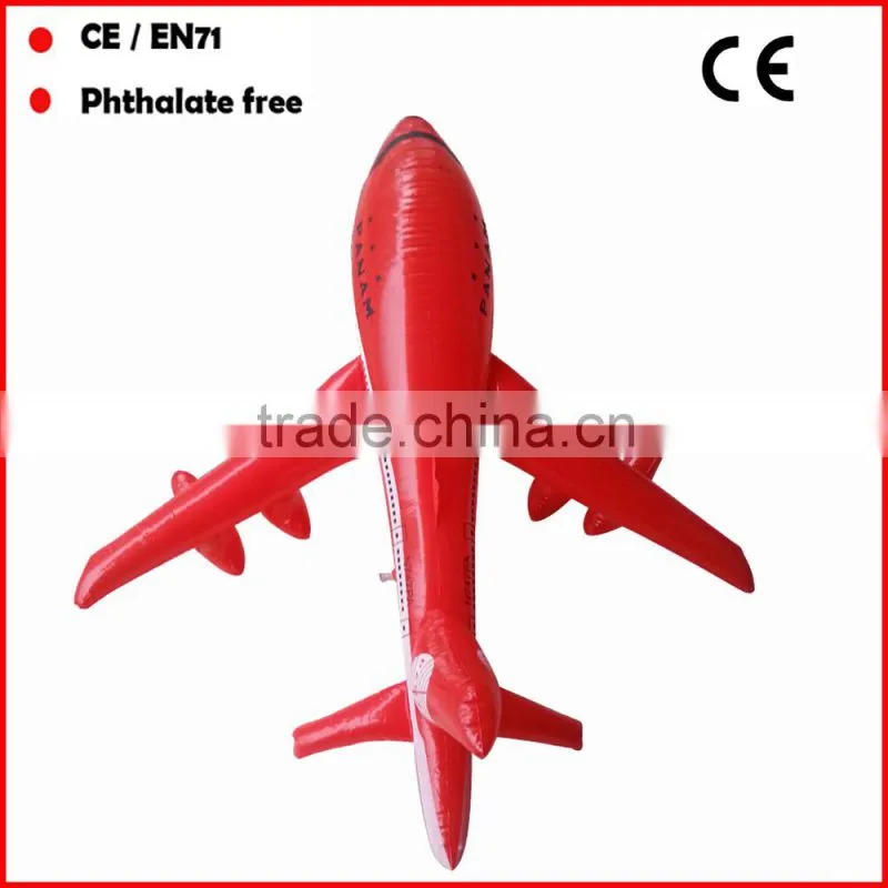 Large print customer LOGO PVC inflatable airplane