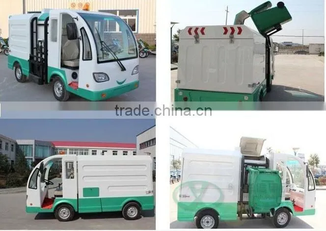 5.5kw Motor Small Size Electric Garbage Collecting Truck Made in China