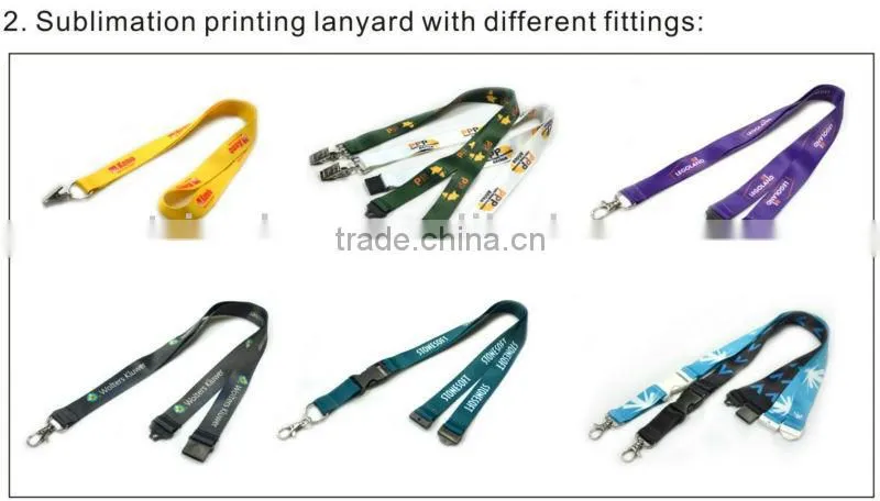 Design your own company Logo Lanyard for gift