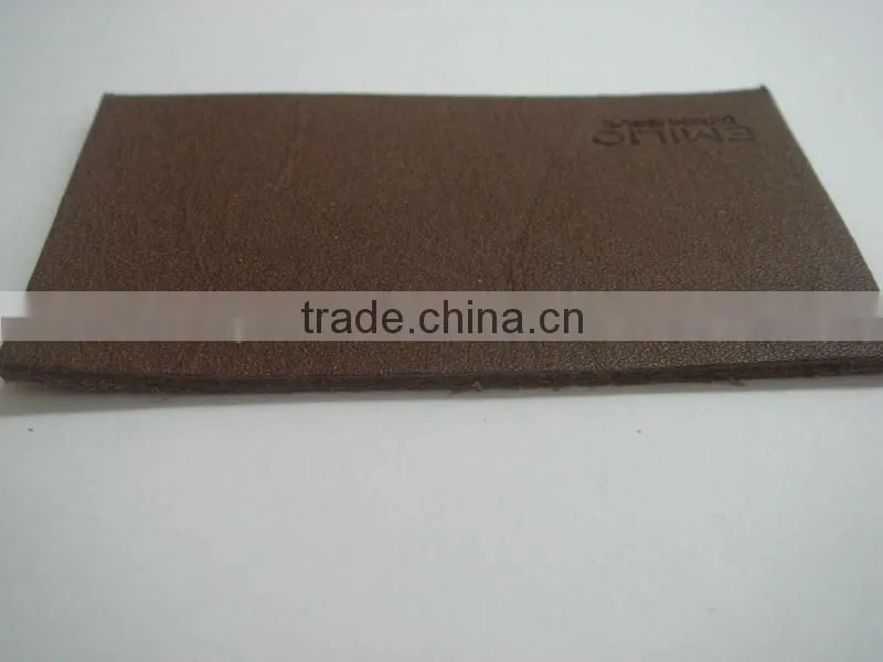 real jeans leather patch