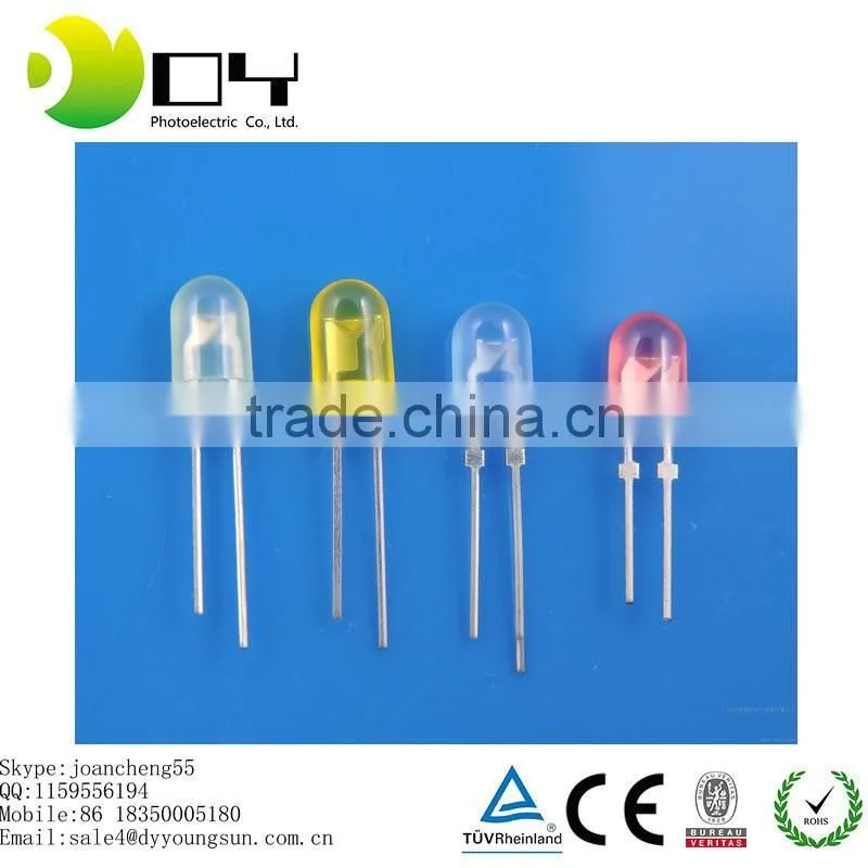 2016 high quality high lumens 5mm led diode, super bright led diode