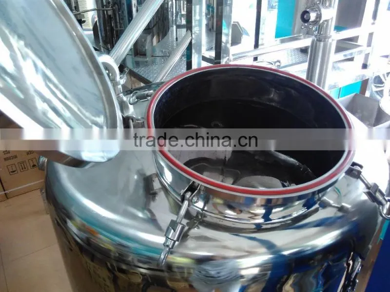 Sealing type cosmetic cream stainless steel storage tank best selling
