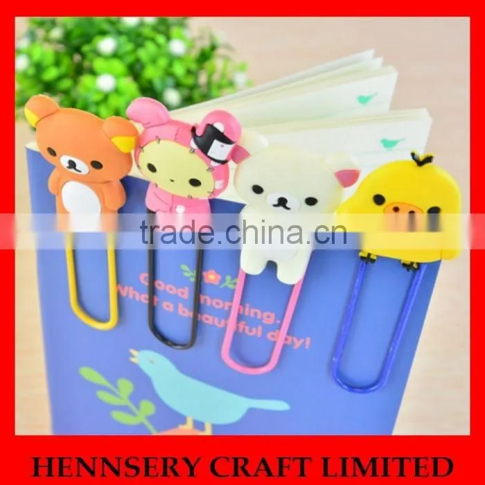 high quanlity soft rubber paper clips