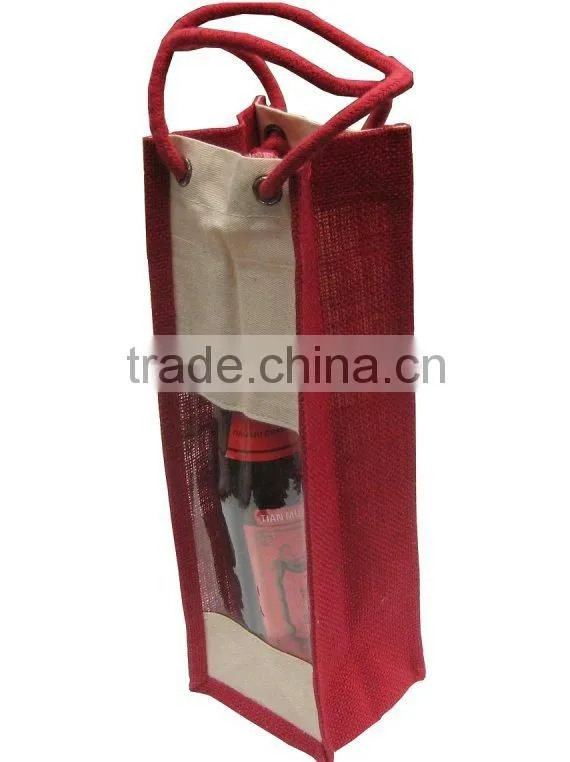 canvas wine bag