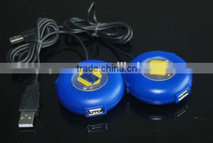 Round shape weblink 3 port usb hub loaded with your website
