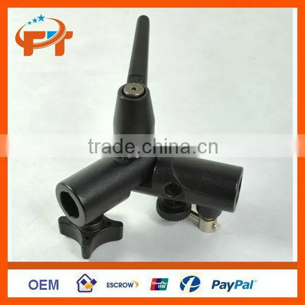 Flash Hot Shoe Adapter Umbrella Holder Swivel Light Stand Bracket H Type