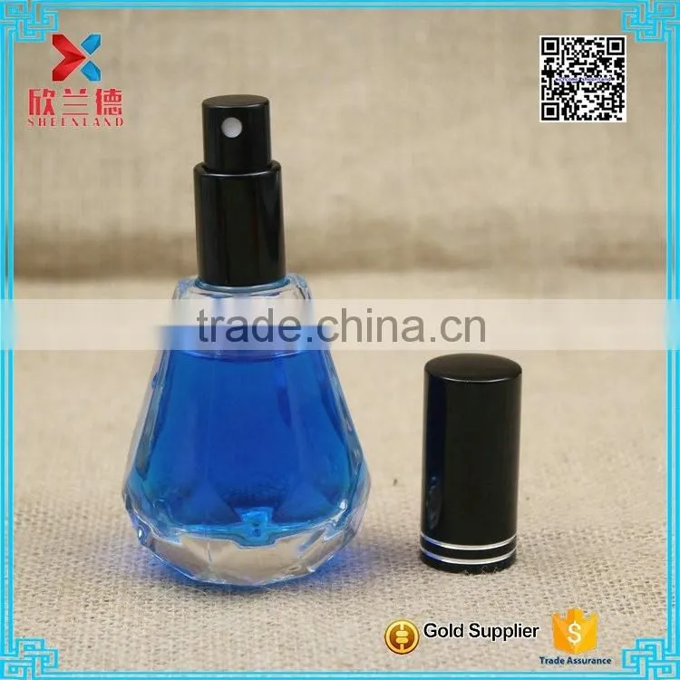 Exquisite woman glass cosmeitc bottle/60ml special design perfume bottle
