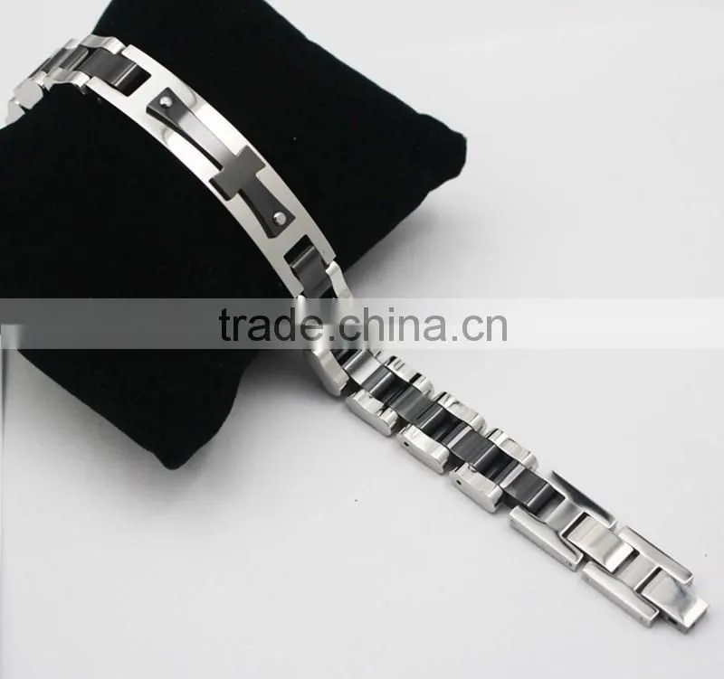 2016 Newest Fashion Stainless Steel Biker Chain Bracelet Men