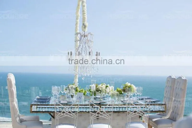 glass cake sqaure table,iron wedding cake table