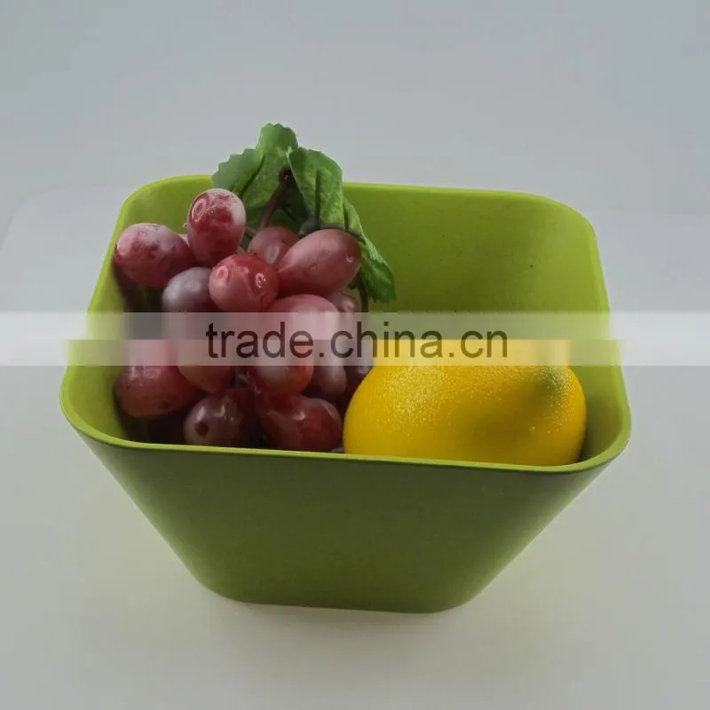 Bamboo fiber Salad Square Bowl