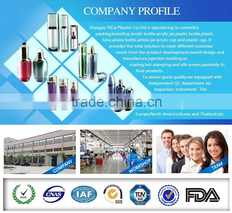 Acrylic Crystal Material Crystal Bottle, Luxury Plastic Bottles, Lotion Bottles