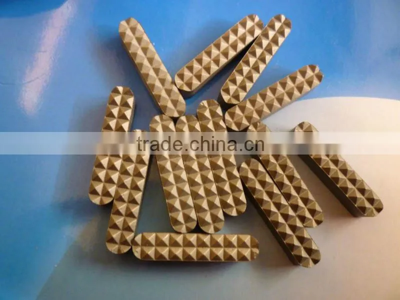 tungsten carbide gripped inserts for holding drill rods in diamond drilling industry