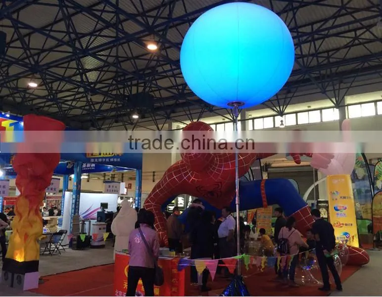 wedding party night club bar decoration glowing hanging christmas light up led lighted inflatable ball with led light