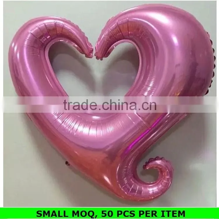 Custom Made Heart Shape China Mylar Balloon