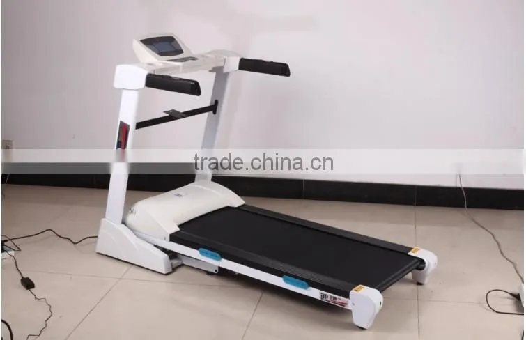 fitness motorized treadmill safety keys with heart pulse sensor
