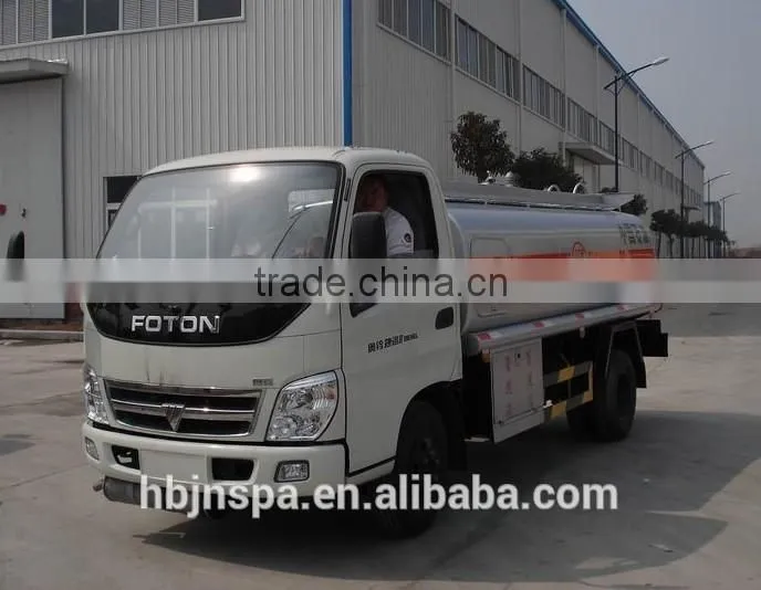 hot selling china foton oil tanker truck ,small oil delivery truck for sale