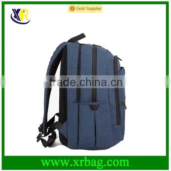 2015 new style design cotton canvas school bag