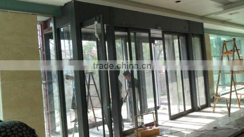 Two sets of door,used for some fast food restaurants