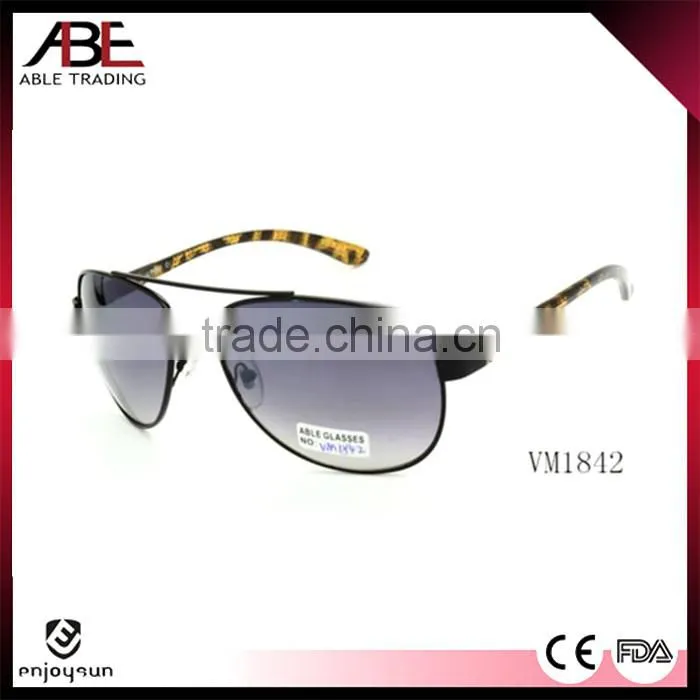 hot 2016 multi color classic retro custom uv400 lens polarized Italian designer glasses metal sunglasses eyewear China