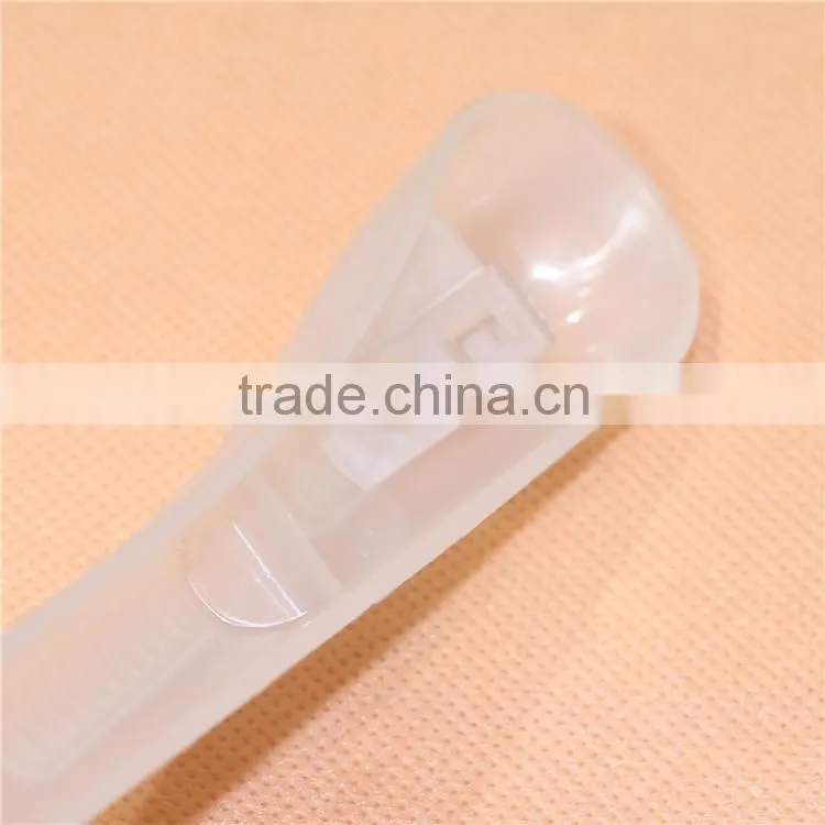 Translucent plastic children hanger for garment display