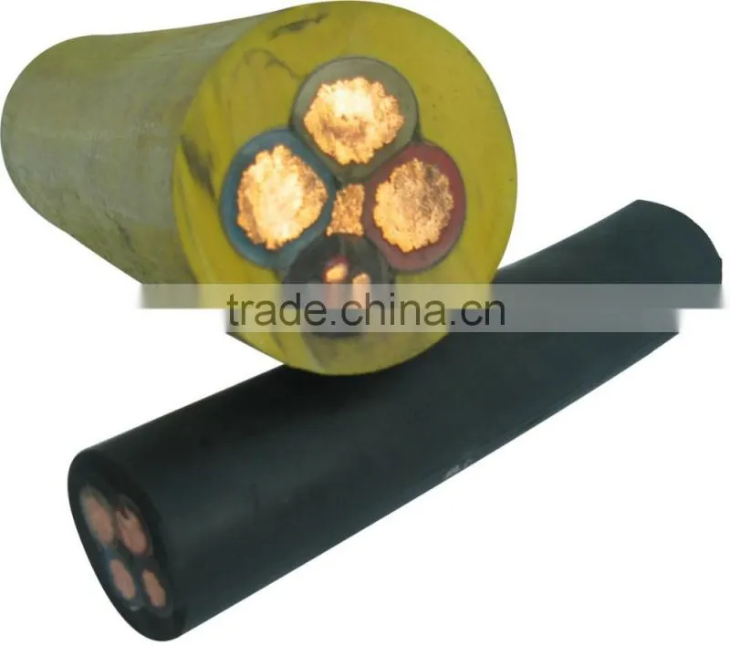Electric Trailing Rubber Cables for use in mines
