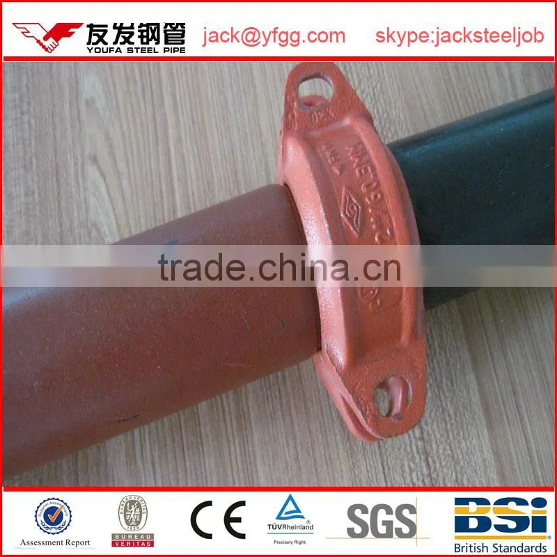 LGJ 60.3 x 3.25mm steel weld roll grooved tube