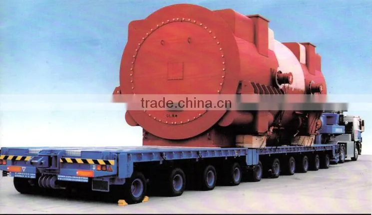 Super heavy-duty transportation assembled trailer