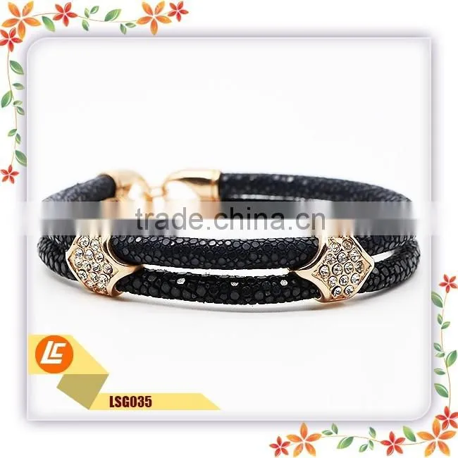 2016 Custom wholesale jewelry stingray bracelets for woman in fashion color