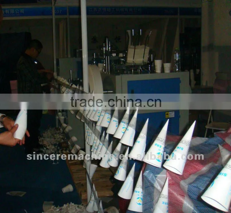 Automatic cone paper cup machine