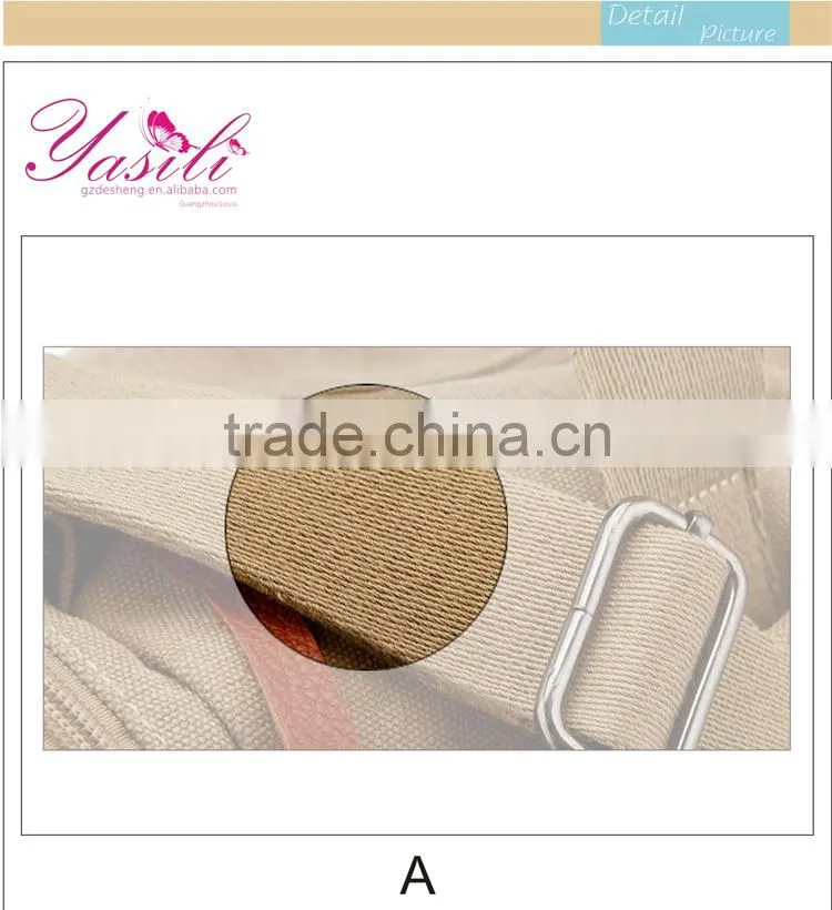 china promotional canvas bag 2014 custom design cheaper Fashion cotton canvas travel bag
