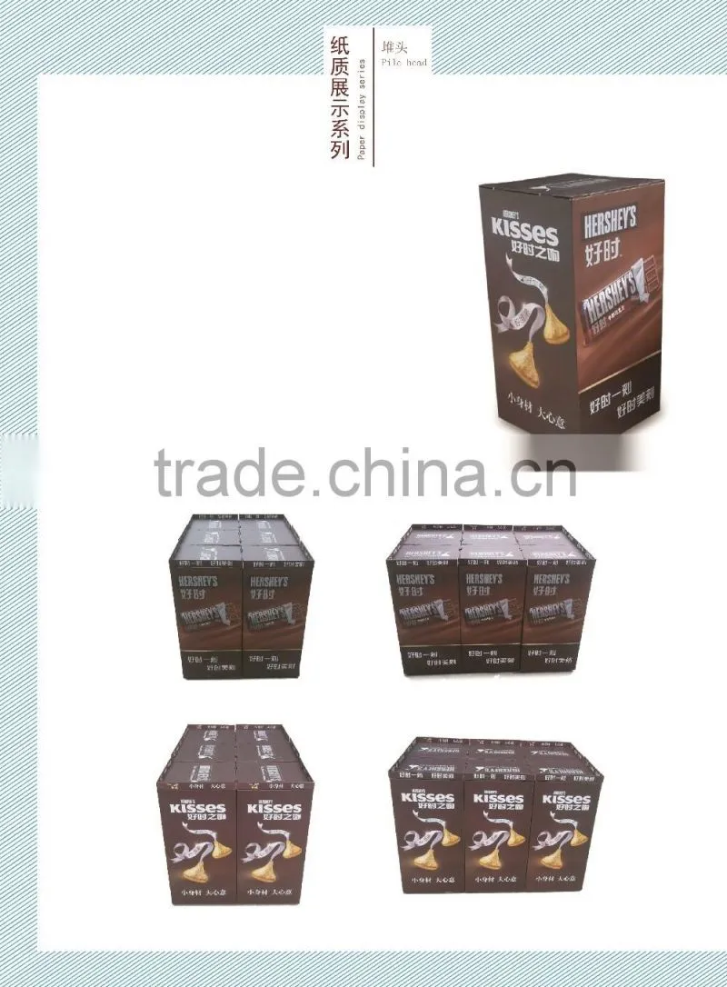 Promotion stacking display rack for supermarket