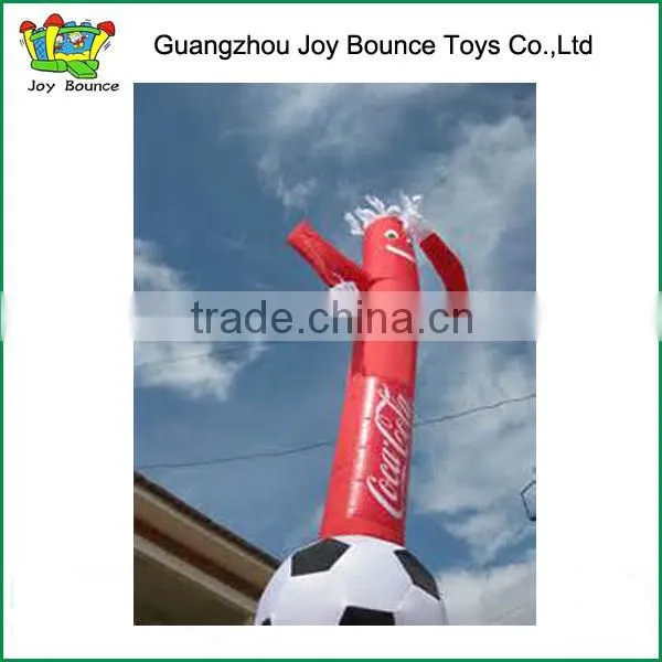 New design inflatable desktop air dancer product /sky dancer with football