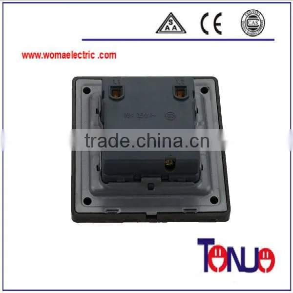 Middle east style metal panel wall switch