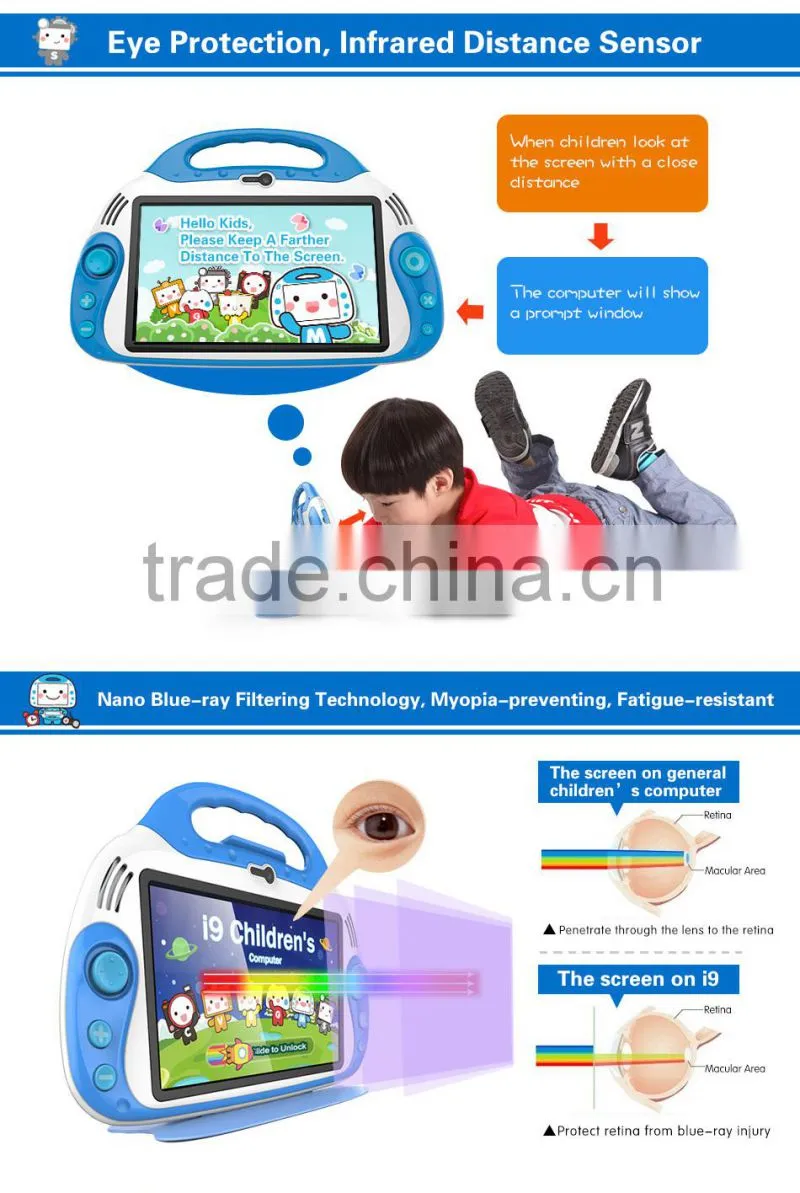 I9 7'' Android educational pad for kids,toys for children, export to oversea-Manufacturer