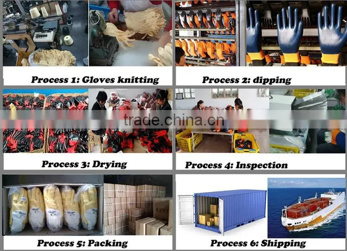 Good quality Safety Industrial latex working gloves