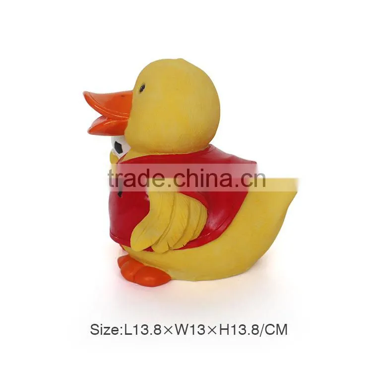 Yellow Rubber Duck Toy,Polyresin Yellow Duck Decoration,Minion Yellow Duck Ornament