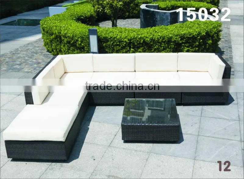 high quality outdoor rattan and wicker sofa