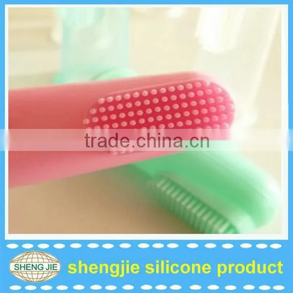 2015 new product silicone baby teeth brush food grade baby teeth brush for health