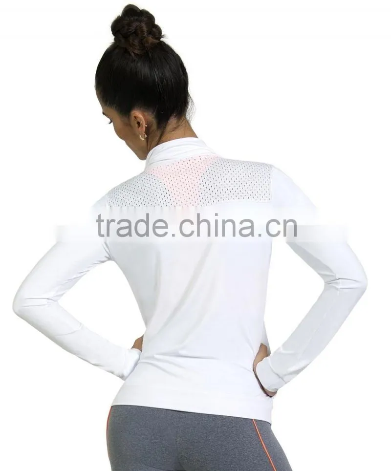 86% supplex 14% spandex womens dry fit active jackets