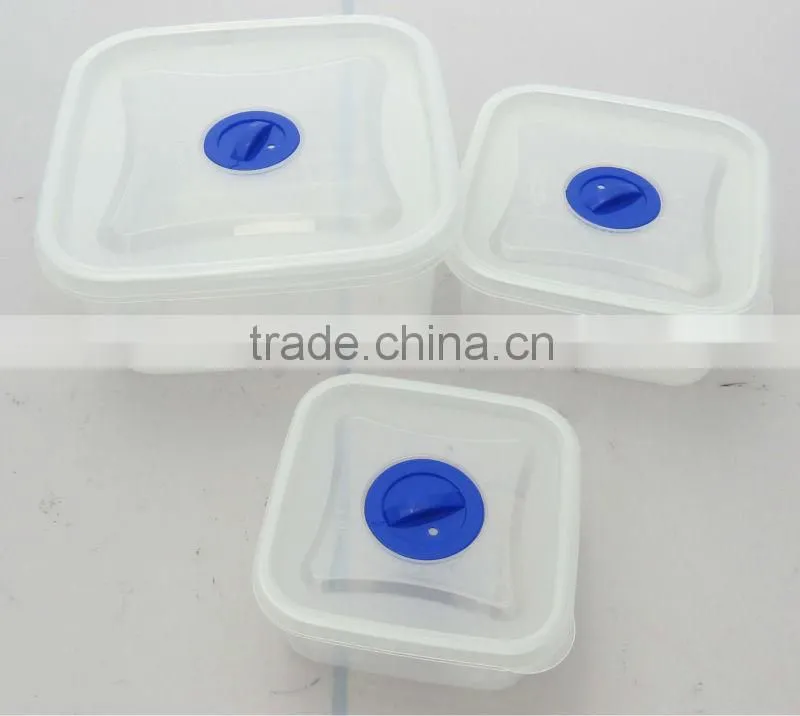2014 Classical style of 4pcs set plastic vacuum container for sale