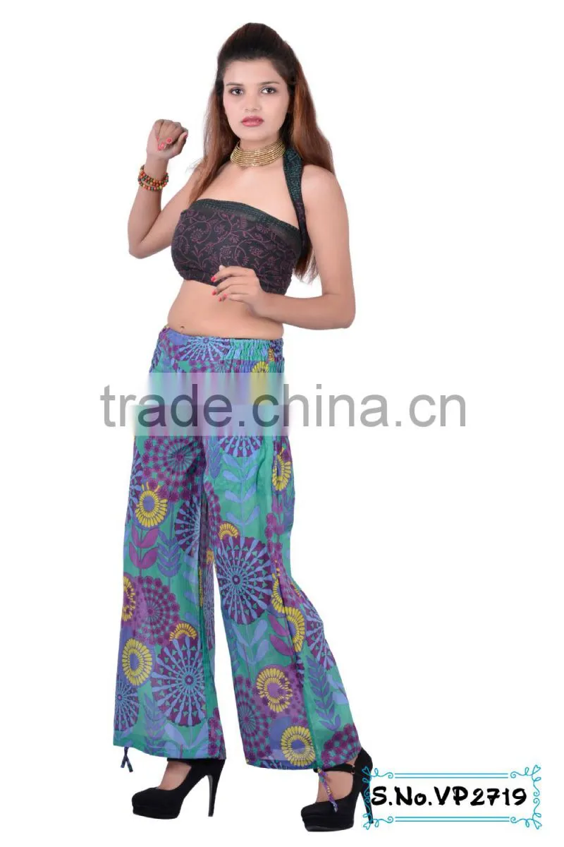 Cotton Printed Trousers yoga pant Plazzo Trouser