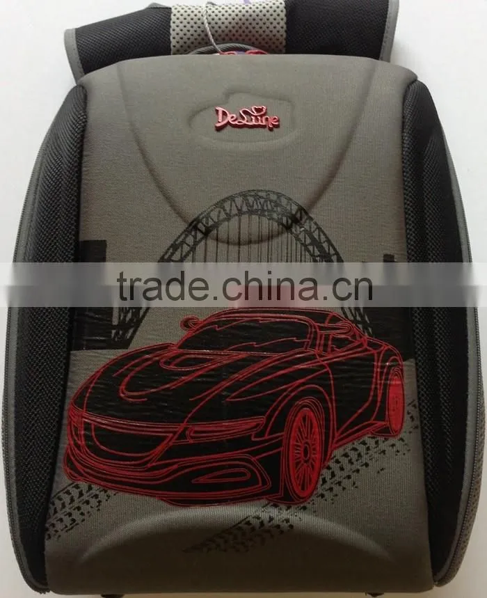 Latest fashion primary school backpack child boy school bag