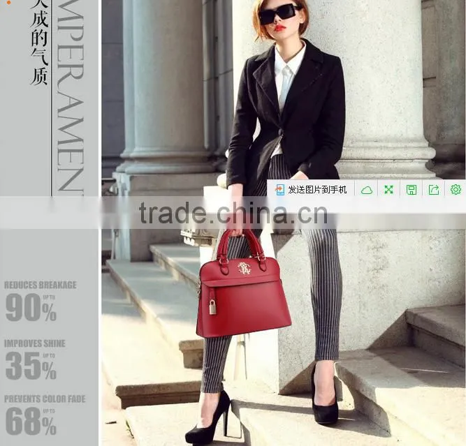 Factory price PU lady hand bag women leather shoulder bag