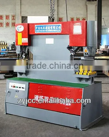 Hydraulic metal sheet plate hole punching machine , punch machine
