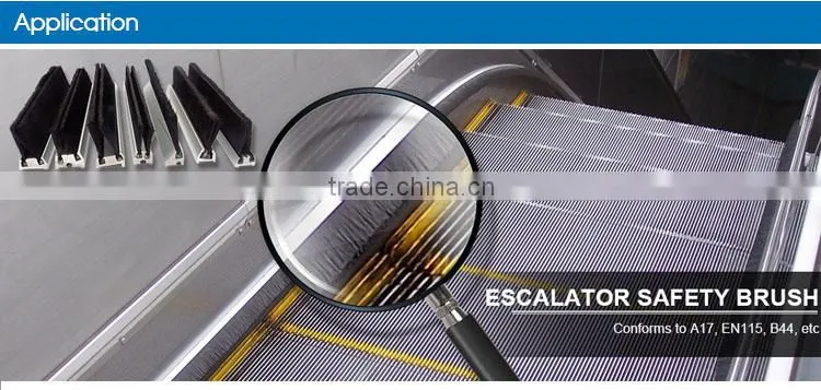 Escalator Parts Escalator Skirt Brush Elevator Move Walk Brush